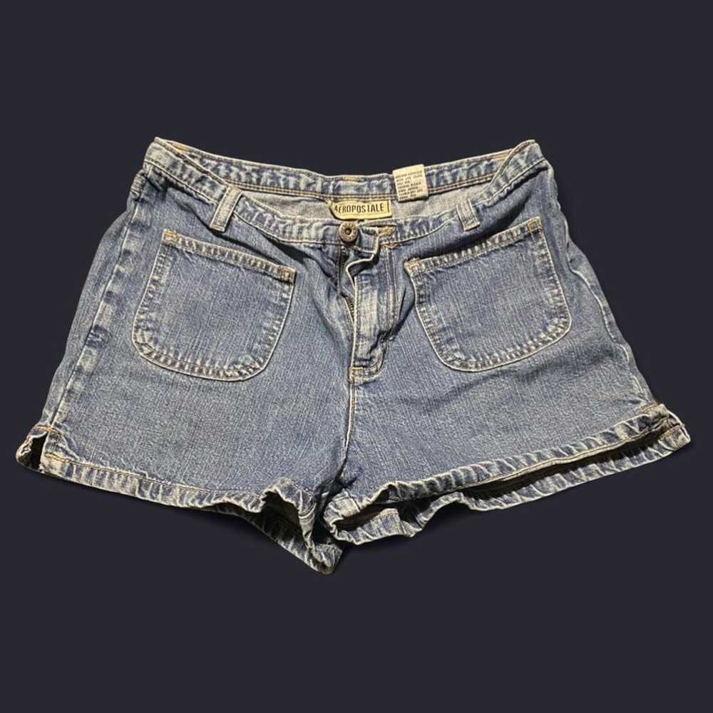 90s Vintage Aeropostale Women's Blue Jean Shorts